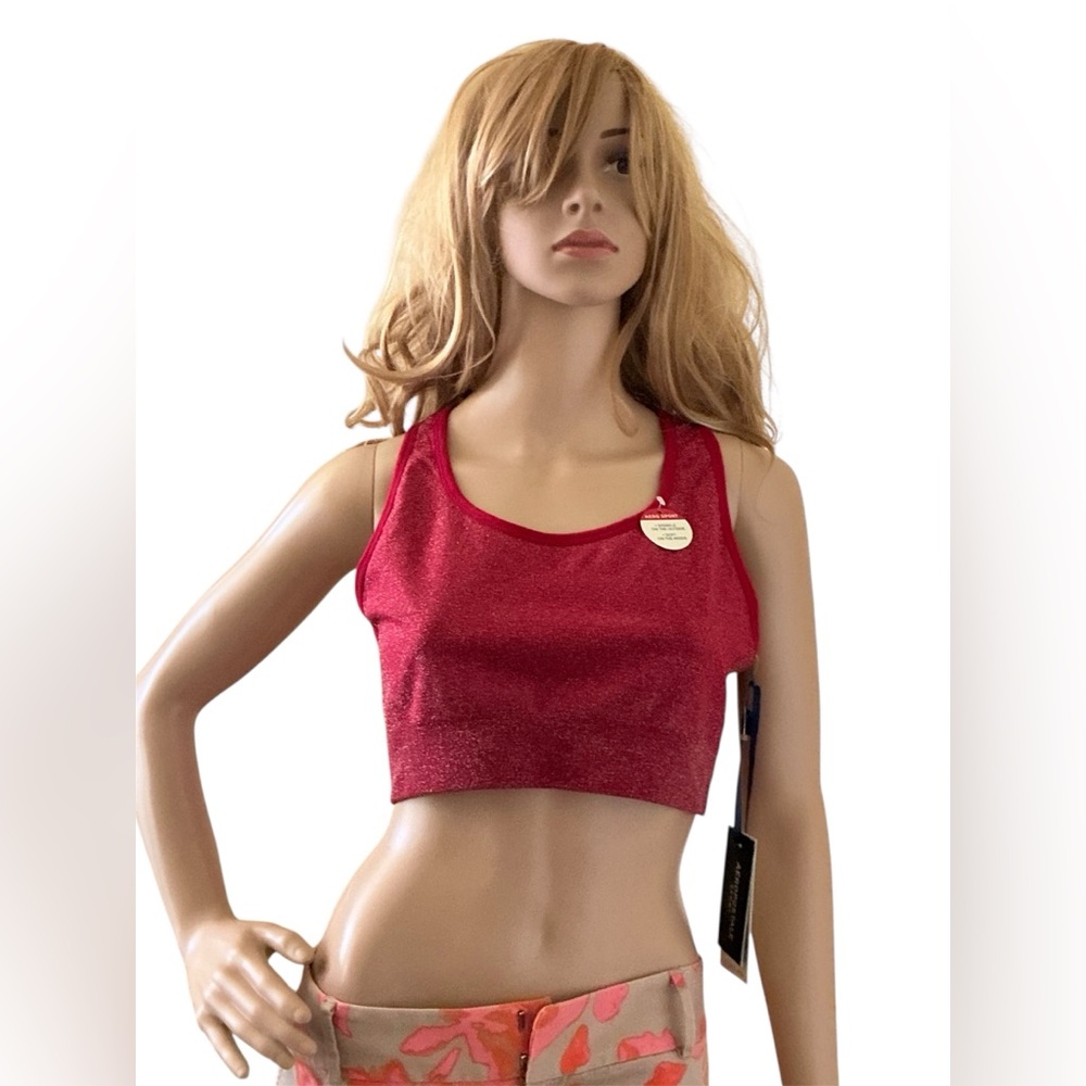 Aeropostale Sparkling Red Sports Bra